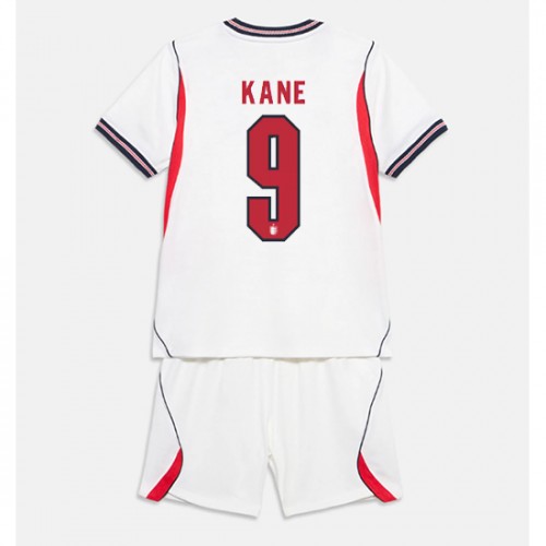 England Harry Kane #9 Replika Hemmatröja Barn VM 2026 Kortärmad (+ Korta byxor)